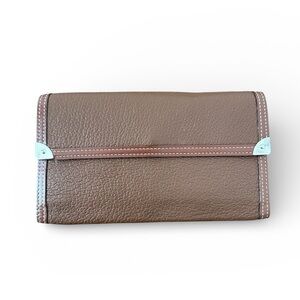 Louis Vuitton International Porte Tresor Suhali Leather Wallet Brown